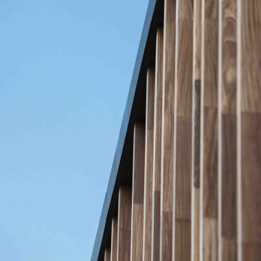 facade cladding domino finger-jointed wood