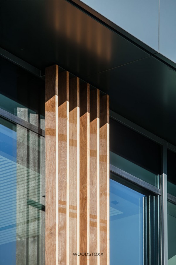 Facade Cladding Afzelia Lamella