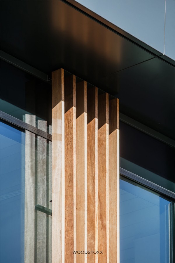 Facade Cladding Afzelia Lamella