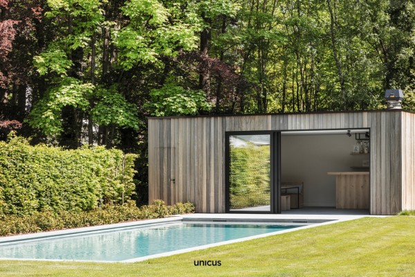 Unicus Poolhouse Modern Padouk Planchet