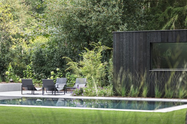 Unicus Poolhouse Zwarthout