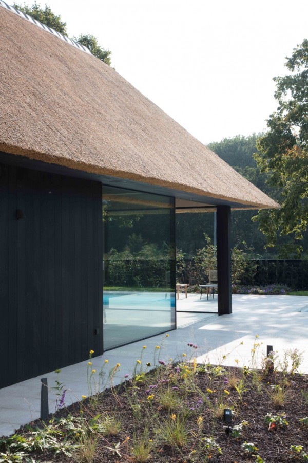 Unicus Poolhouse Rieten Dak