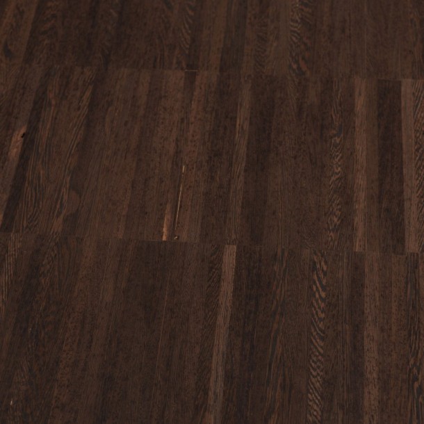 Solid wenge on edge parquet