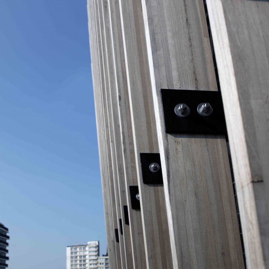 Wooden Facade Cladding finger jointed and laminated wood