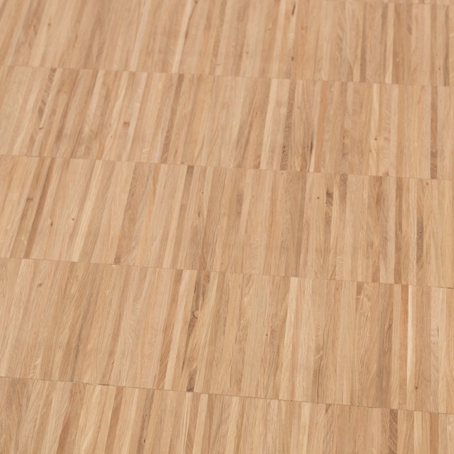 Solid oak on edge parquet